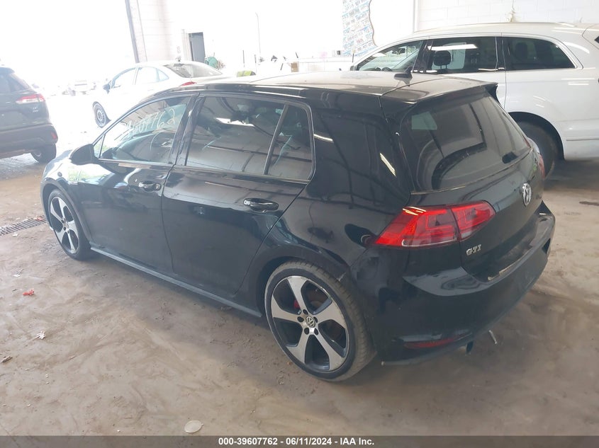 2015 VOLKSWAGEN GOLF GTI 2.0T AUTOBAHN 4-DOOR - 3VW4T7AU9FM024268