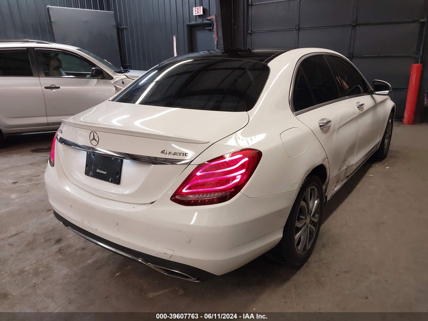 2016 MERCEDES-BENZ C 300 4MATIC/LUXURY 4MATIC/SPORT 4MATIC - 55SWF4KB6GU164670