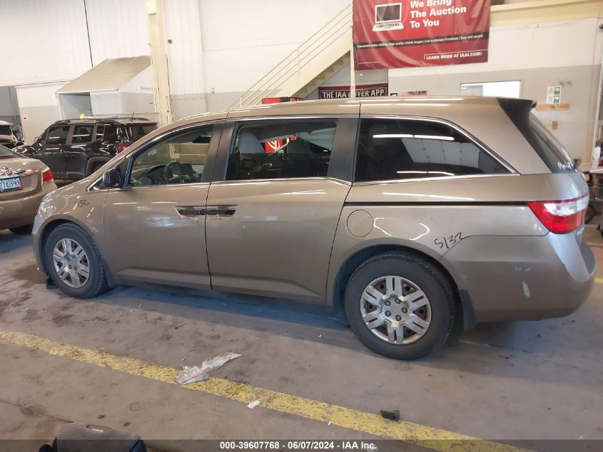 2011 Honda Odyssey Lx VIN: 5FNRL5H26BB075372 Lot: 39607768