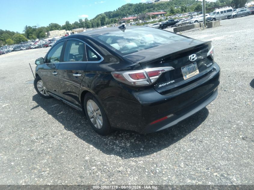 2016 Hyundai Sonata Hybrid Se VIN: KMHE24L17GA037994 Lot: 39607770