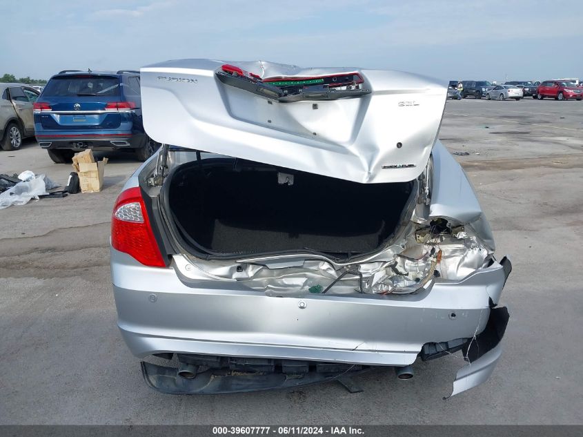 2012 Ford Fusion Sel VIN: 3FAHP0JG4CR246442 Lot: 39607777