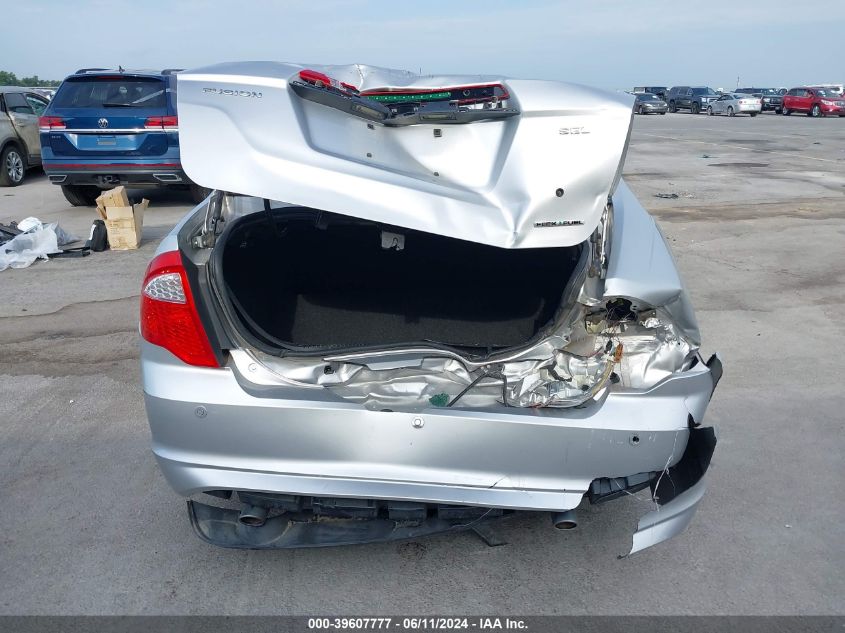 2012 Ford Fusion Sel VIN: 3FAHP0JG4CR246442 Lot: 39607777