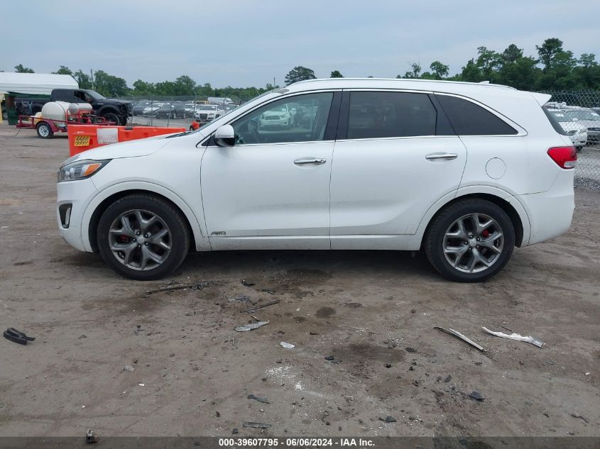 2016 Kia Sorento 3.3L Sx VIN: 5XYPKDA52GG007871 Lot: 39607795