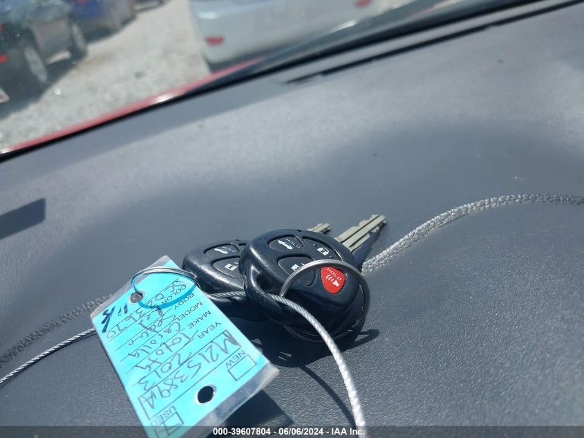 2013 Toyota Corolla Le VIN: 2T1BU4EE9DC023670 Lot: 39607804