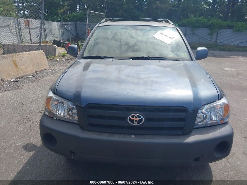 2004 Toyota Highlander V6 VIN: JTEEP21A940003128 Lot: 39607808