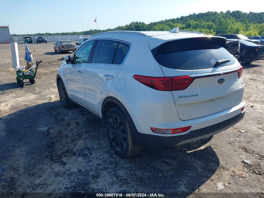 2018 Kia Sportage Ex VIN: KNDPN3AC0J7441730 Lot: 39607816