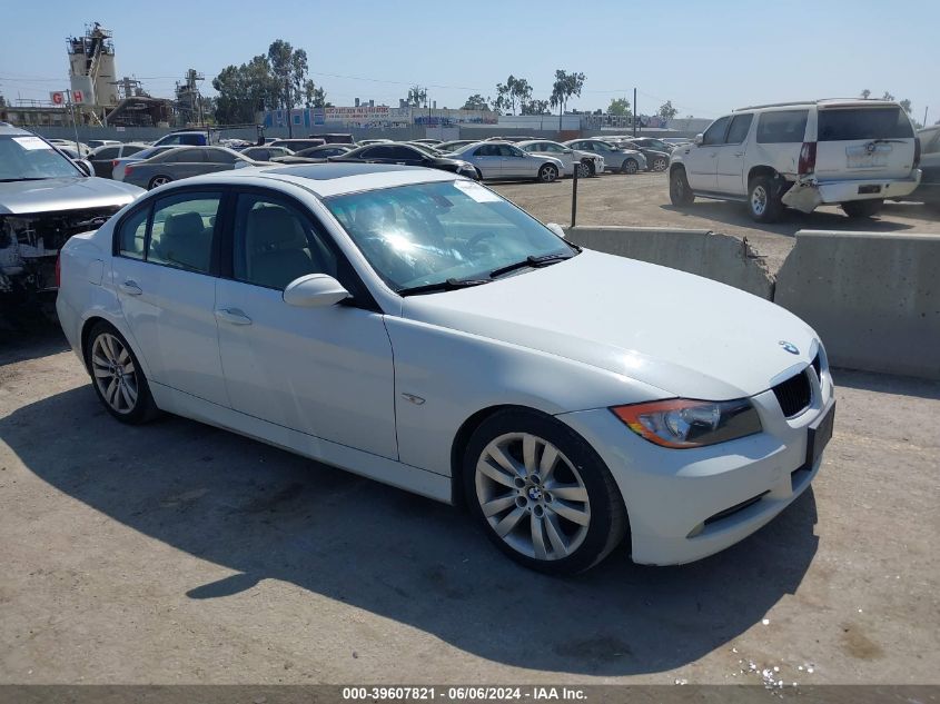 2007 BMW 328I VIN: WBAVC53557FZ74448 Lot: 39607821