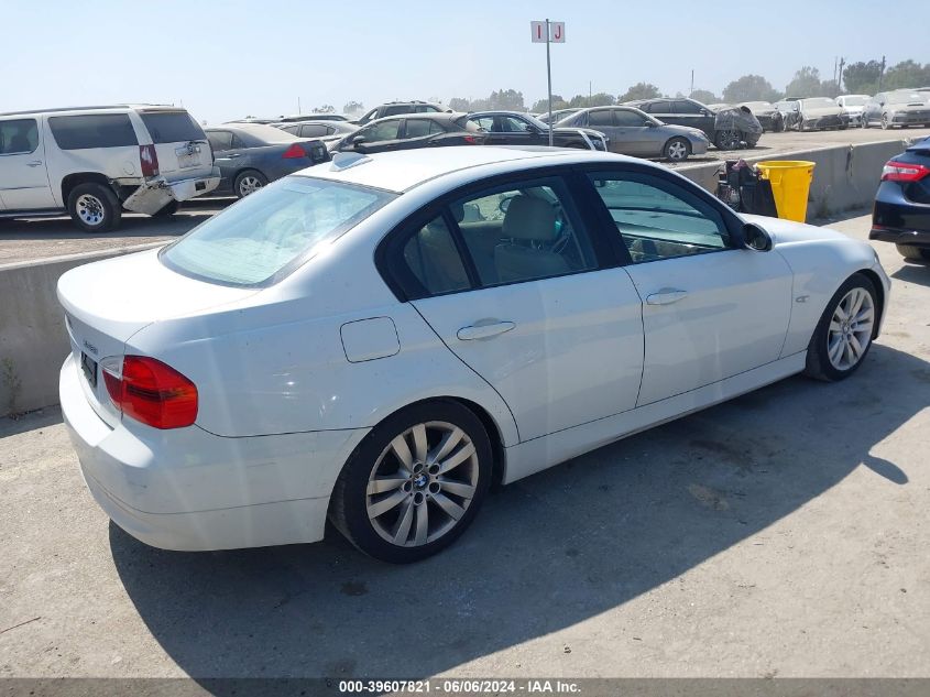 2007 BMW 328I VIN: WBAVC53557FZ74448 Lot: 39607821