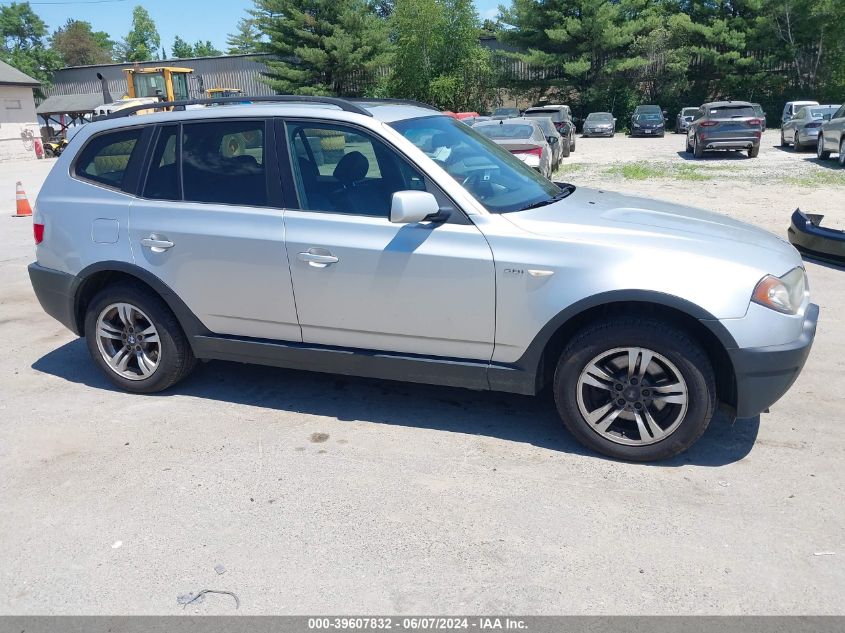 2005 BMW X3 3.0I VIN: WBXPA93415WD02258 Lot: 39607832