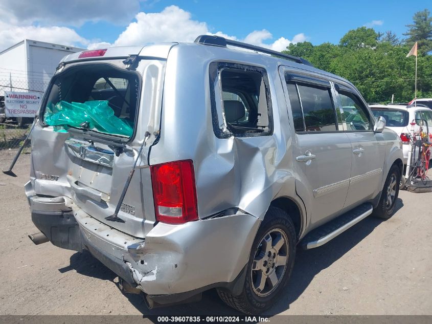 2010 Honda Pilot Touring VIN: 5FNYF4H93AB016921 Lot: 39607835