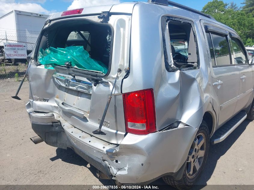 2010 Honda Pilot Touring VIN: 5FNYF4H93AB016921 Lot: 39607835