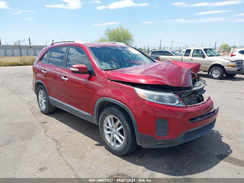 2014 Kia Sorento Lx V6 VIN: 5XYKT4A7XEG426573 Lot: 39607837