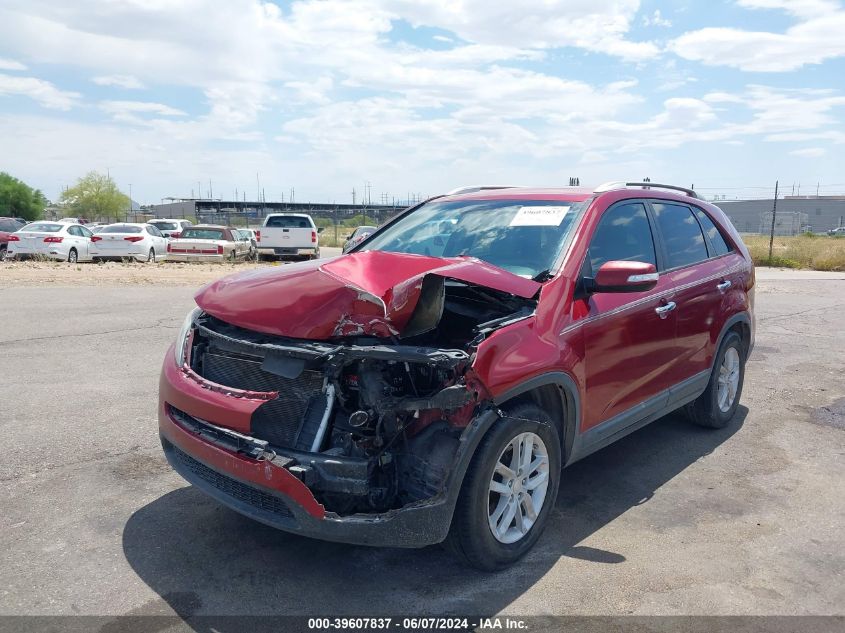 2014 Kia Sorento Lx V6 VIN: 5XYKT4A7XEG426573 Lot: 39607837