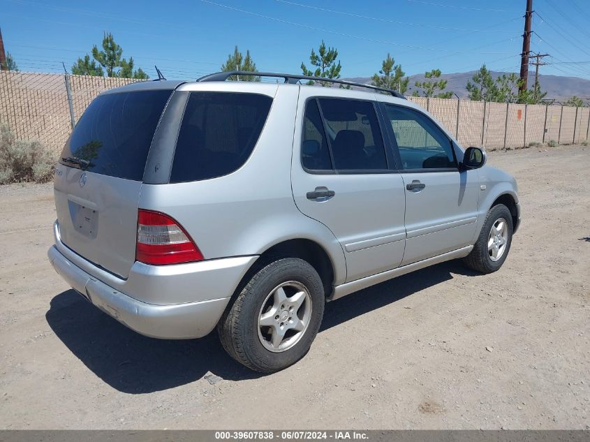 2001 Mercedes-Benz Ml 320 VIN: 4JGAB54E21A289049 Lot: 39607838