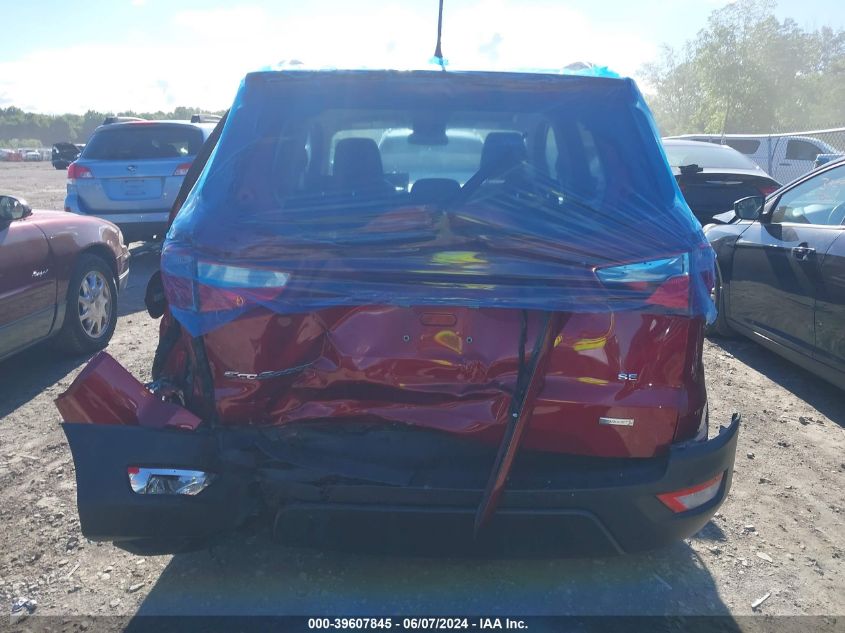 2020 Ford Ecosport Se VIN: MAJ3S2GE0LC318682 Lot: 39607845
