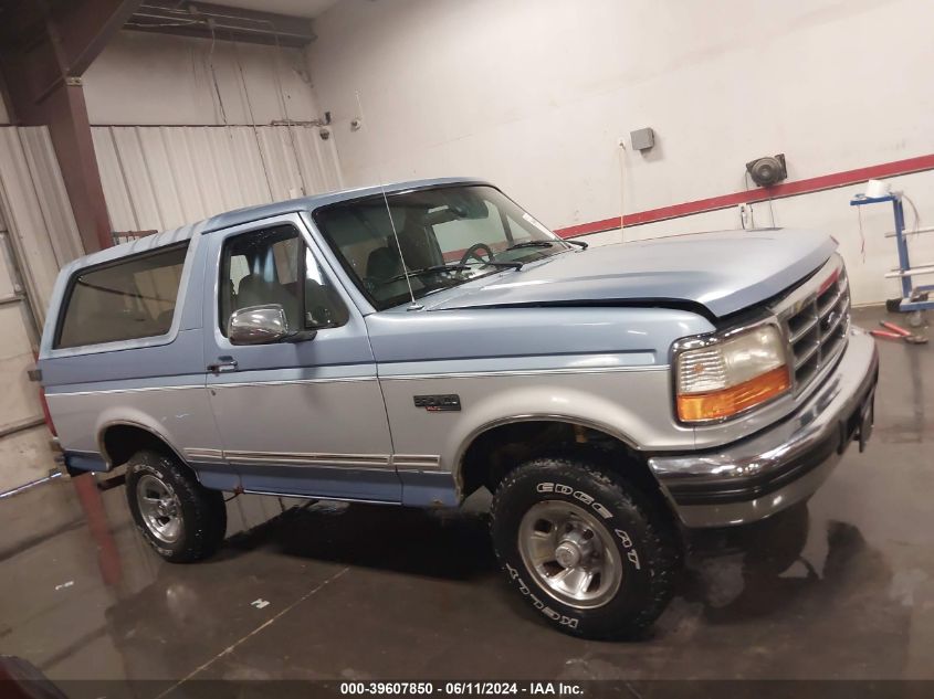 1996 Ford Bronco U100 VIN: 1FMEU15N0TLA91693 Lot: 39607850