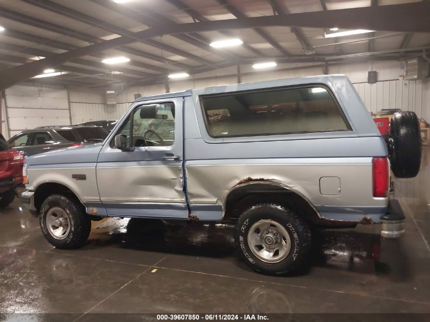 1996 Ford Bronco U100 VIN: 1FMEU15N0TLA91693 Lot: 39607850