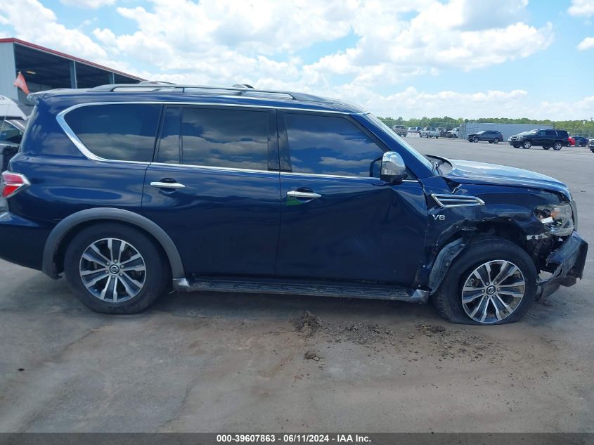 2020 Nissan Armada Sl 2Wd VIN: JN8AY2ND2L9106362 Lot: 39607863