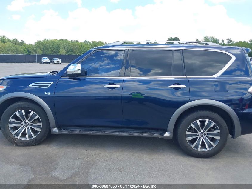 2020 Nissan Armada Sl 2Wd VIN: JN8AY2ND2L9106362 Lot: 39607863