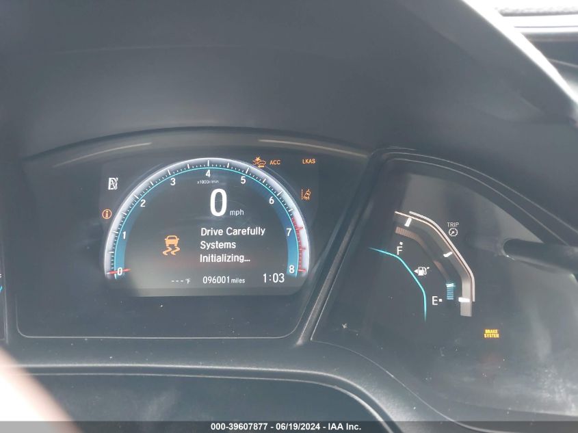 2019 Honda Civic Lx VIN: 2HGFC2F69KH502630 Lot: 39607877