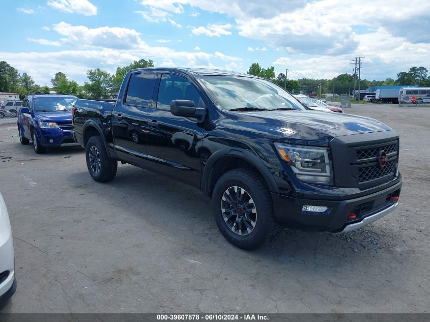 2023 Nissan Titan Pro-4X 4X4 VIN: 1N6AA1ED2PN111520 Lot: 39607878