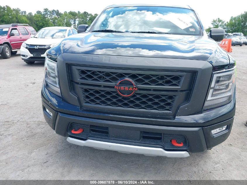 2023 Nissan Titan Pro-4X 4X4 VIN: 1N6AA1ED2PN111520 Lot: 39607878