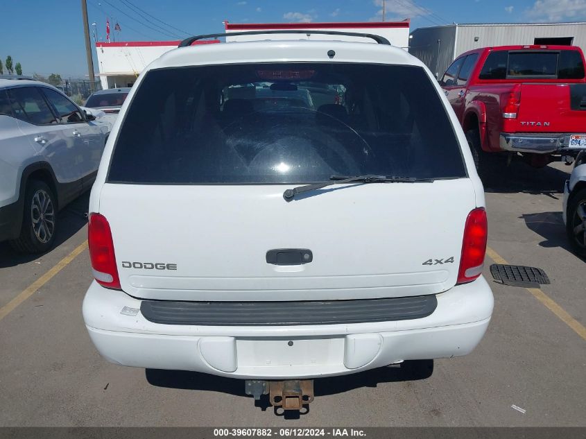 2001 Dodge Durango VIN: 1B4HS28N91F526356 Lot: 39607882