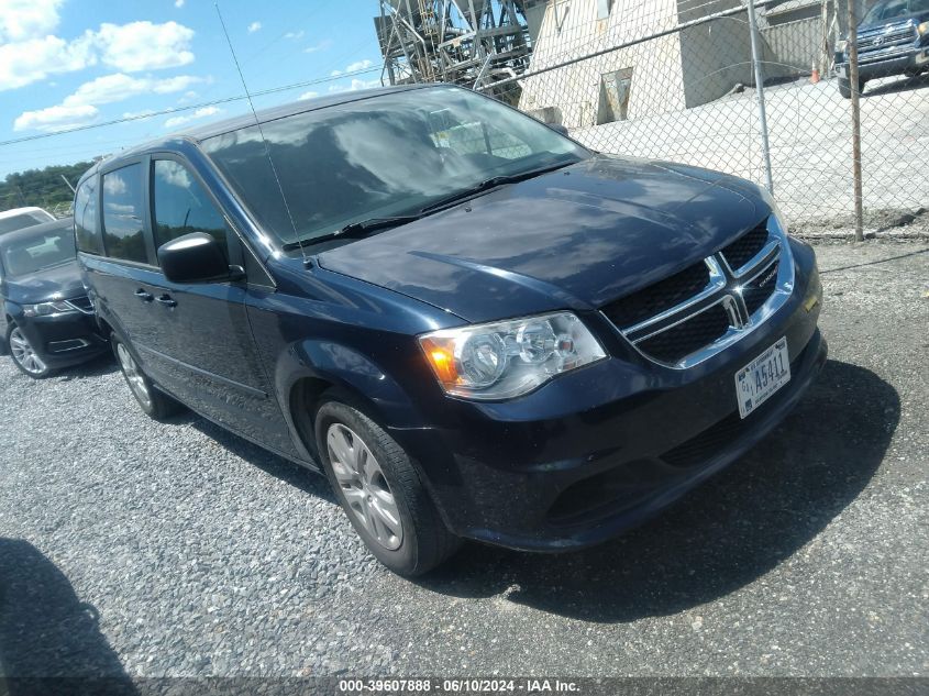 2016 Dodge Grand Caravan Se VIN: 2C4RDGBG0GR101909 Lot: 39607888