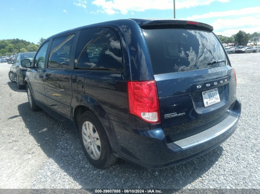 2016 DODGE GRAND CARAVAN SE - 2C4RDGBG0GR101909