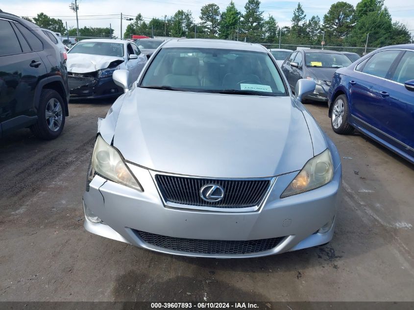 2008 Lexus Is 250 VIN: JTHBK26288207869 Lot: 39607893