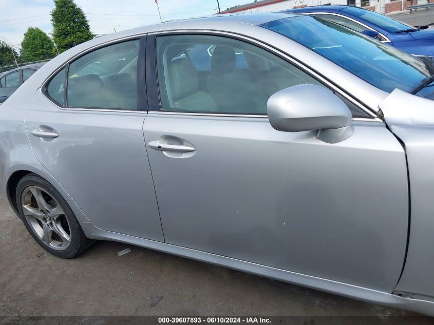 2008 Lexus Is 250 VIN: JTHBK26288207869 Lot: 39607893