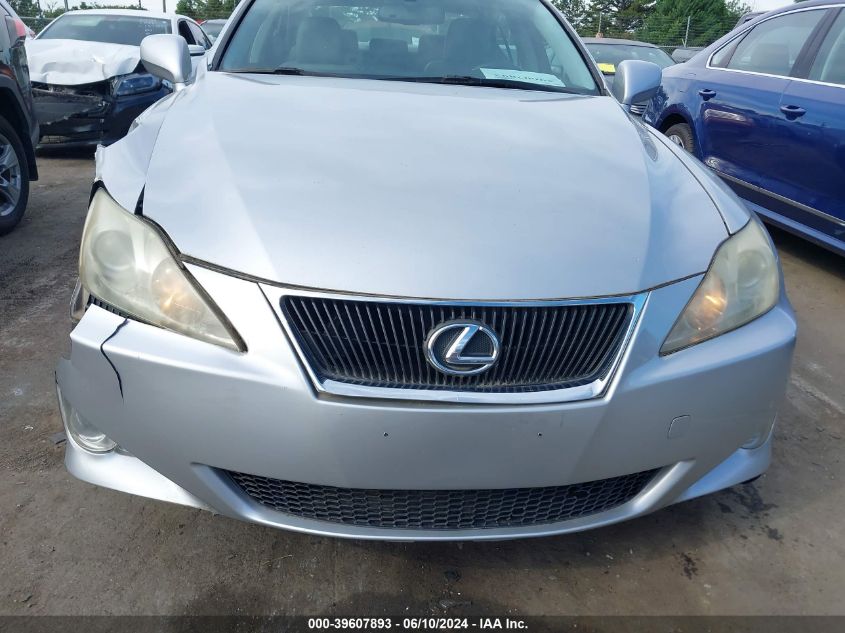 2008 Lexus Is 250 VIN: JTHBK26288207869 Lot: 39607893