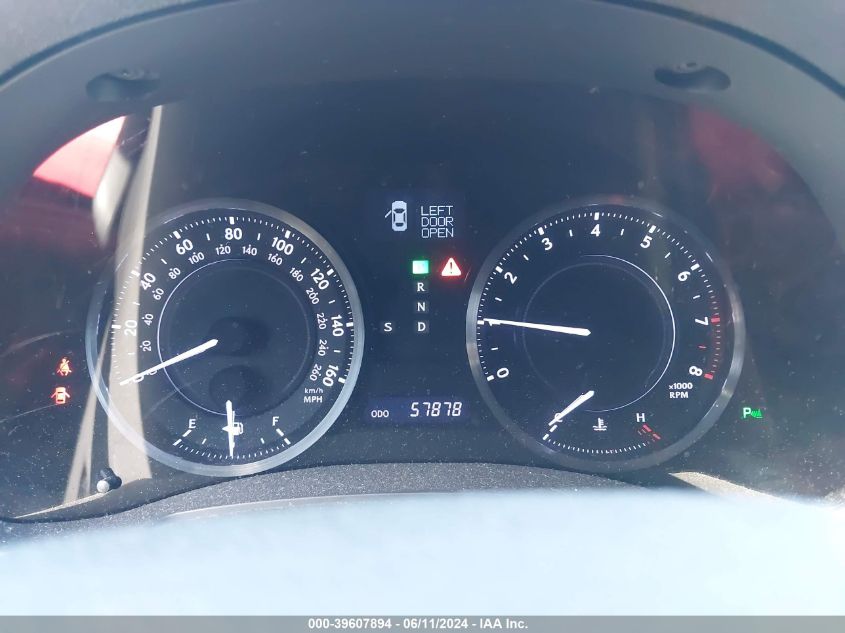 2012 Lexus Is 350C VIN: JTHFE2C23C2507258 Lot: 39607894