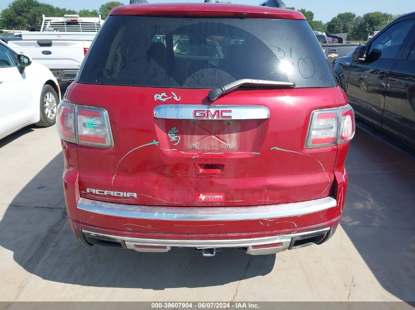 2013 GMC Acadia Denali VIN: 1GKKRTKDXDJ196937 Lot: 39607904