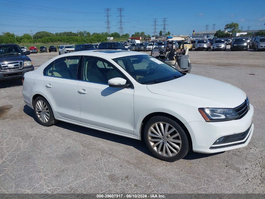 2016 Volkswagen Jetta Sel/Sel Premium VIN: 3VWL17AJ6GM379598 Lot: 39607917