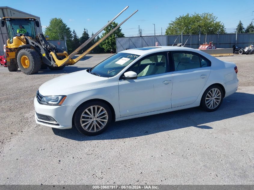 2016 Volkswagen Jetta Sel/Sel Premium VIN: 3VWL17AJ6GM379598 Lot: 39607917