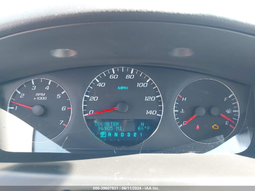 2008 Chevrolet Impala Ltz VIN: 2G1WU583X81206011 Lot: 39607931