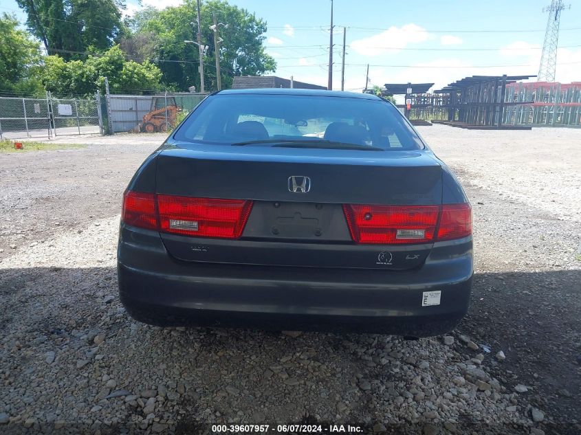 2005 Honda Accord 2.4 Lx VIN: 1HGCM56445A186007 Lot: 39607957