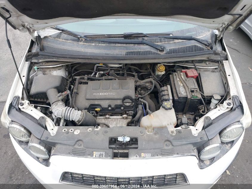 2013 Chevrolet Sonic Lt Auto VIN: 1G1JC5SB2D4222764 Lot: 39607964