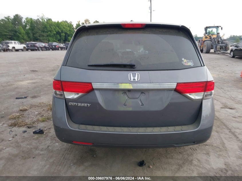 2014 Honda Odyssey Ex-L VIN: 5FNRL5H67EB045885 Lot: 39607976