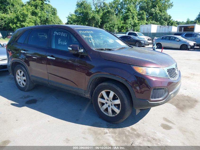 2012 Kia Sorento Lx VIN: 5XYKT3A19CG281836 Lot: 39608011