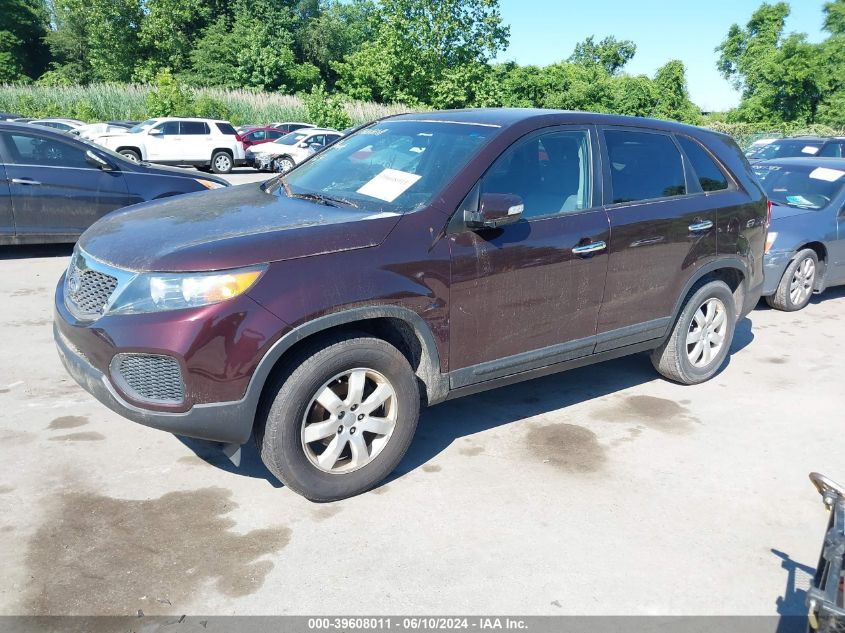 2012 Kia Sorento Lx VIN: 5XYKT3A19CG281836 Lot: 39608011