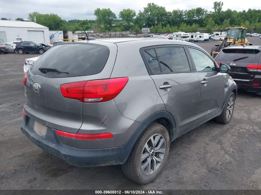 2015 Kia Sportage Lx VIN: KNDPBCACXF7770189 Lot: 39608012