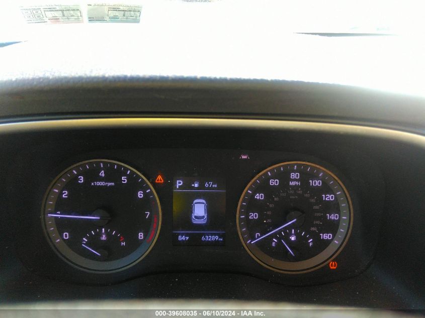 2019 Hyundai Tucson Se VIN: KM8J2CA49KU073165 Lot: 39608035