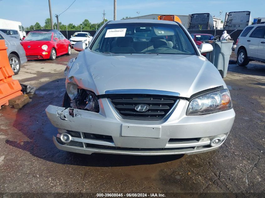 2004 Hyundai Elantra Gls/Gt VIN: KMHDN46D14U885355 Lot: 39608045