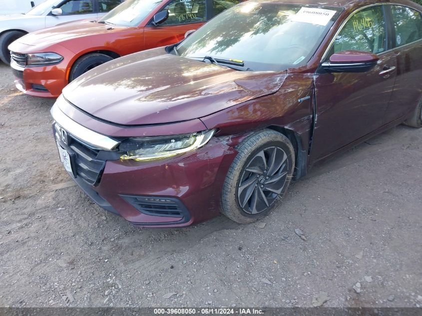 2019 Honda Insight Touring VIN: 19XZE4F9XKE030199 Lot: 39608050