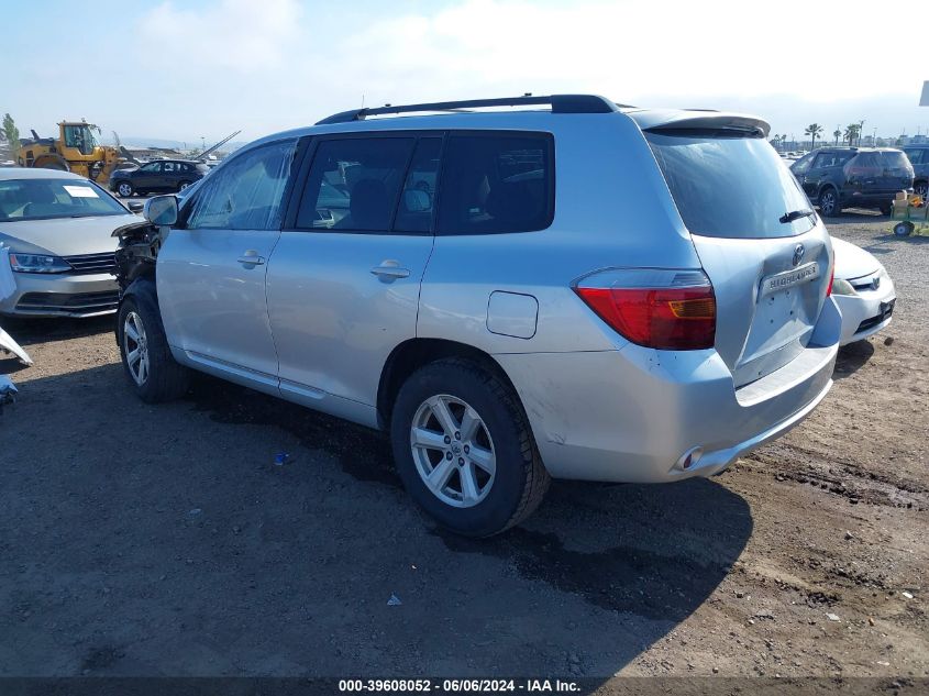 2010 Toyota Highlander Base V6 VIN: 5TDZK3EHXAS023902 Lot: 39608052