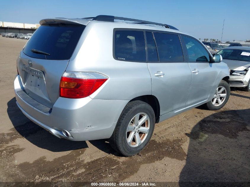 2010 Toyota Highlander Base V6 VIN: 5TDZK3EHXAS023902 Lot: 39608052