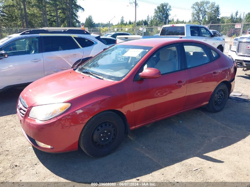 2010 Hyundai Elantra Gls VIN: KMHDU4AD8AU877680 Lot: 39608080