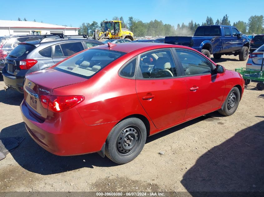 2010 Hyundai Elantra Gls VIN: KMHDU4AD8AU877680 Lot: 39608080